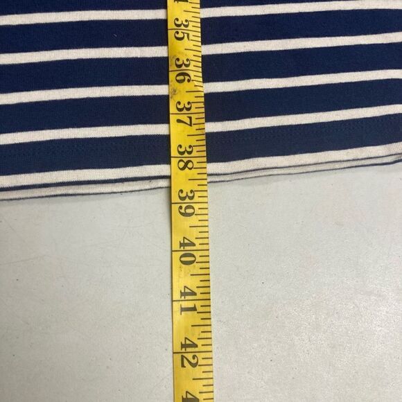 OLD NAVY Blue & White Striped Nautical Dress Size Large - Picture 5 of 11